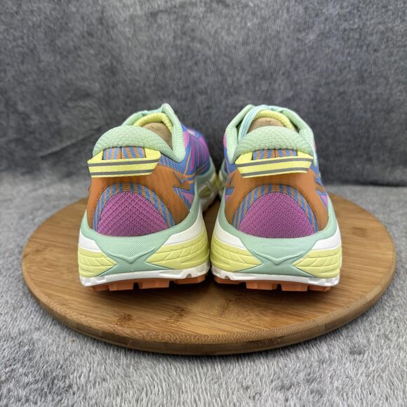 Hoka One One Mafate Speed 2 Shoes Mens Size 10.5 Blue Pink Trail Running Vibram - Picture 4 of 10